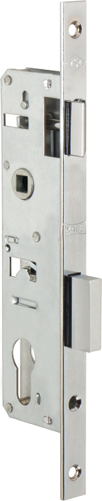 Корпус узкопрофильного замка с защелкой PROF153-20/85 хром FUARO