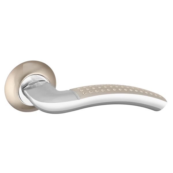 Ручка раздельная LOGICA TL SN/CP-3 мат. никель/хром 105мм