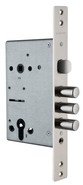 Корпус врезного замка с защёлкой ЗВ 12.11 /123:34/