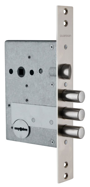 Замок врезной сувальдный  с защелкой  ЗВ 30.11