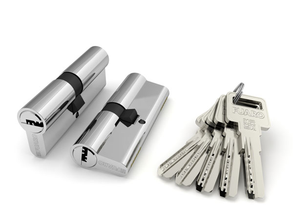 Цилиндровый механизм (100 ZA/80) 1000ZAKey80(35+10+35)СР хром 5Key