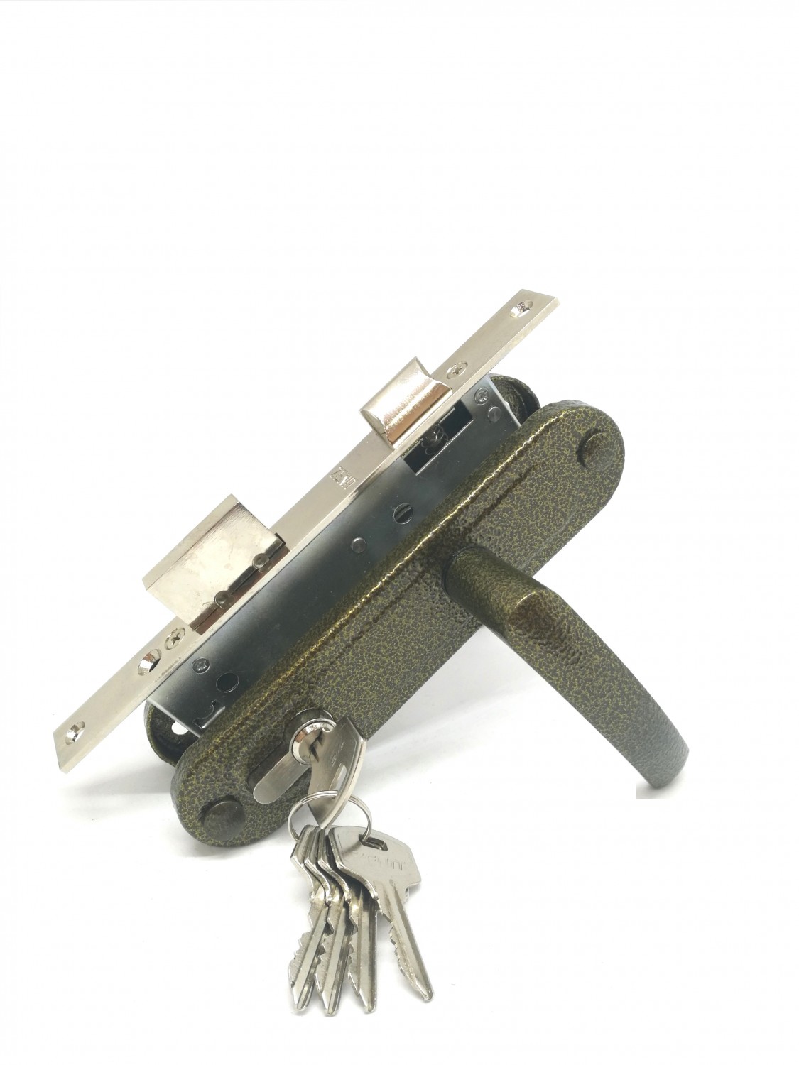 Замок цилиндр.в комплекте с ручкой LOCKSET16.CRONA.4070-1 мат.никель