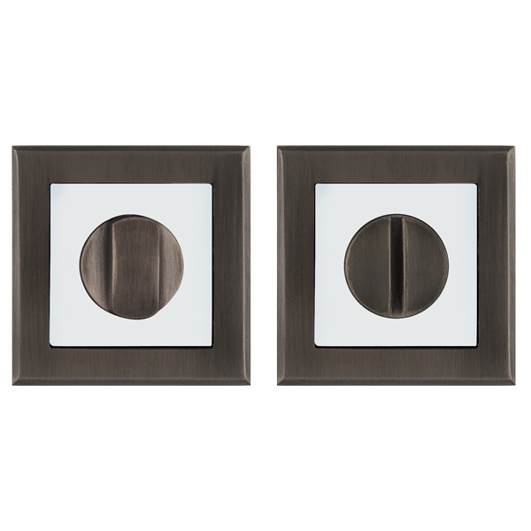 Ручка поворотная PUNTO VК6 K.QR52 GR/CP-23 графитовый хром