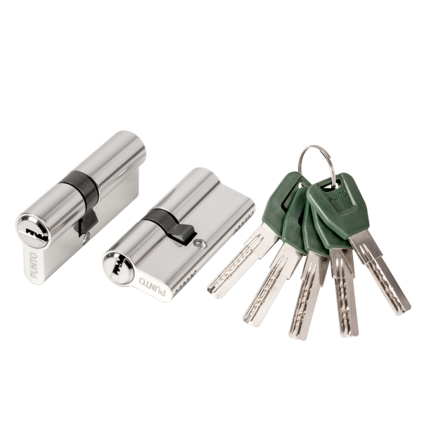 Цилиндровый механизм  AX200/90 mm (40+10+40) CP хром 5 кл.