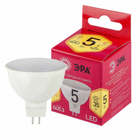 Лампа светодиодная MR16 GU5,3 12V 5W 370лм LED5-MR16/830/GU5,3