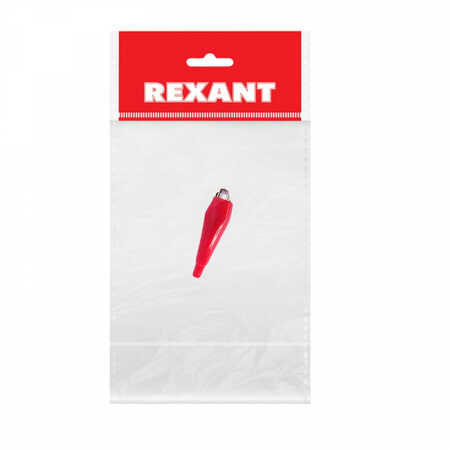 Зажим крокодил 5А 56мм в изоляторе REXANT