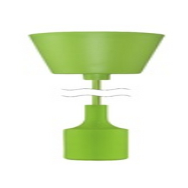 Светильник-Патрон пластиковый TDM Е27 с подвесом 1м, зеленый