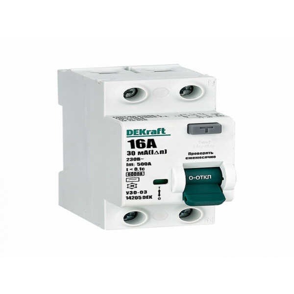 Устройство защитного отключения 2П 16А 10мА TDM ВД1-63 тип АС SQ0203-0002