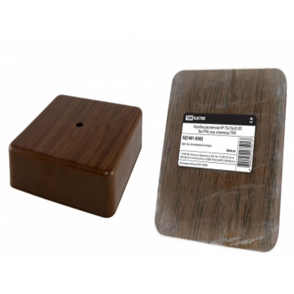 Коробка распаячная КР 75х75х20 ОП белая IP40