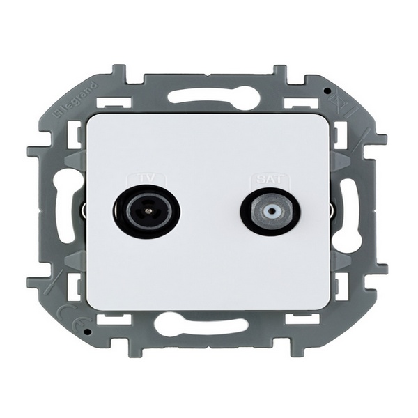 Legrand INSPIRIA Белый Розетка TV звезда IP20 скрытая установка