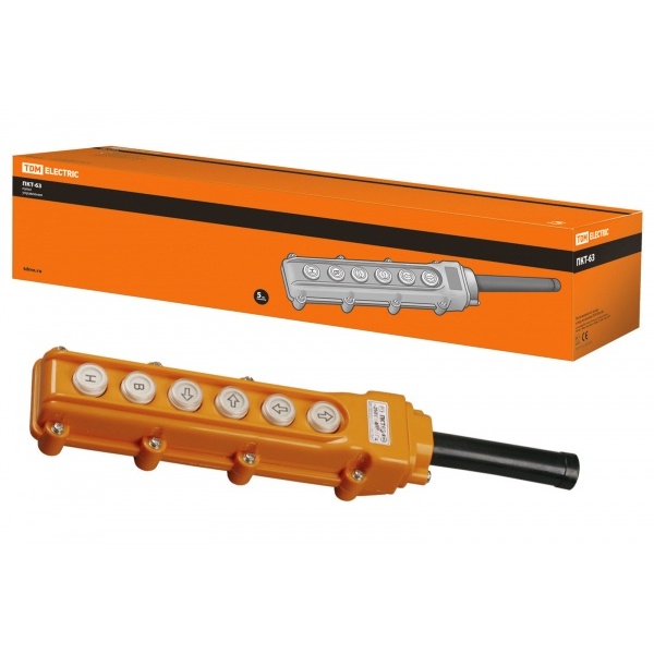 Пульт кнопочный TDM ПКТ-63 6 кнопок IP54