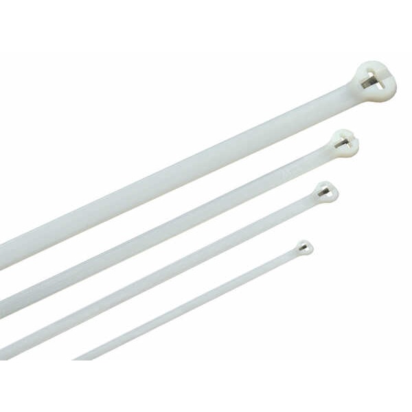 Хомут(стяжка)нейлон 4,8*250мм белый(100шт)