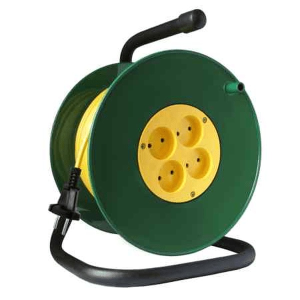 Удлинитель "Союз" 4гнезда ПВС 2*2,5 20м без заземляющих контактов