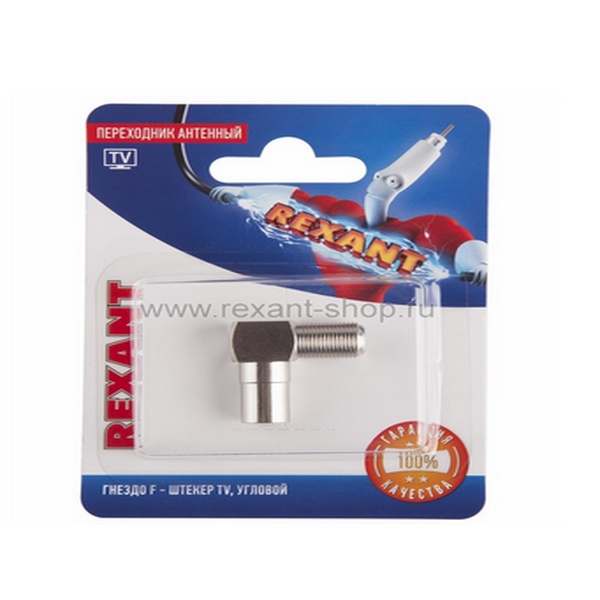 Переходник гнездо F-штекер (мама") TV