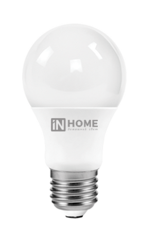Светодиодная лампа IN HOME LED-A60-VC 10Вт 230В Е27 6500К