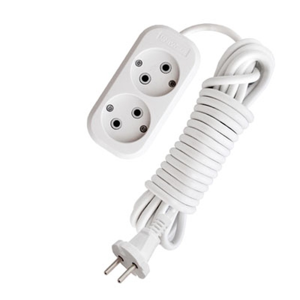 Удлинитель Универсал E-202 2 гнезда 2метра ПВС 2х0,75