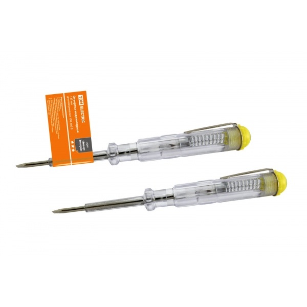 Отвертка-пробник TDM (индикатор) 135 мм, 100-500В серия "ЭкспертЭлектрик"