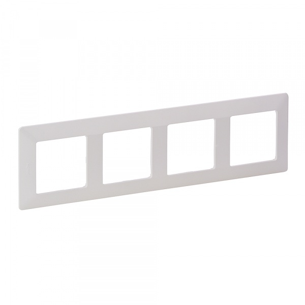 Рамка 4-местная IP20 Legrand Inspiria Антрацит