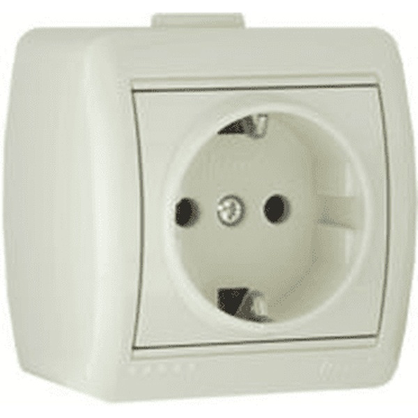 Розетка 1-местная с заземляющими контактами IP20 Legrand Inspiria Антрацит