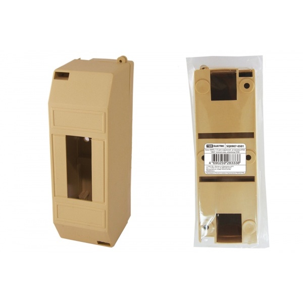 Бокс навесной TDM КМПн 1/2 IP30 для наружной установки с прозрачной крышкой,