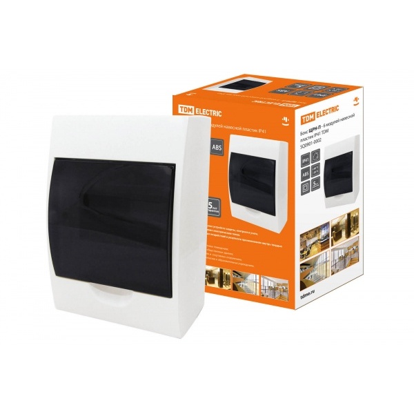 Бокс навесной TDM ЩРН-П-6 IP40 "Эко" (бук) ЩРНП