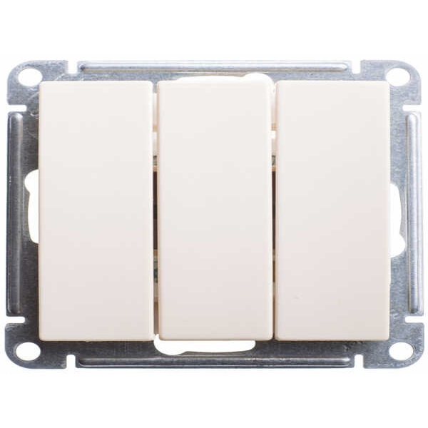 Бук выключатель 2-клавишный откр установка 10А