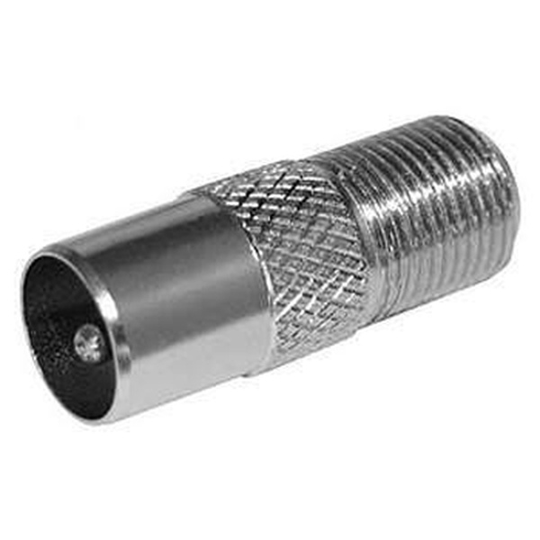 Переходник F гнездо -TV ШТЕКЕР угловой