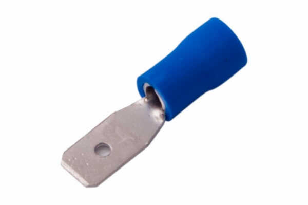 Разъём РПИ-П 1,5-(2,8) плоский синий REXANT