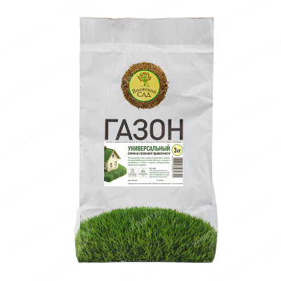 Газон универсальный  3кг Волжский Сад.
