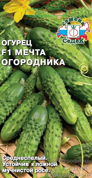 Огурец Мечта огородника F1 0,3гр СеДеК