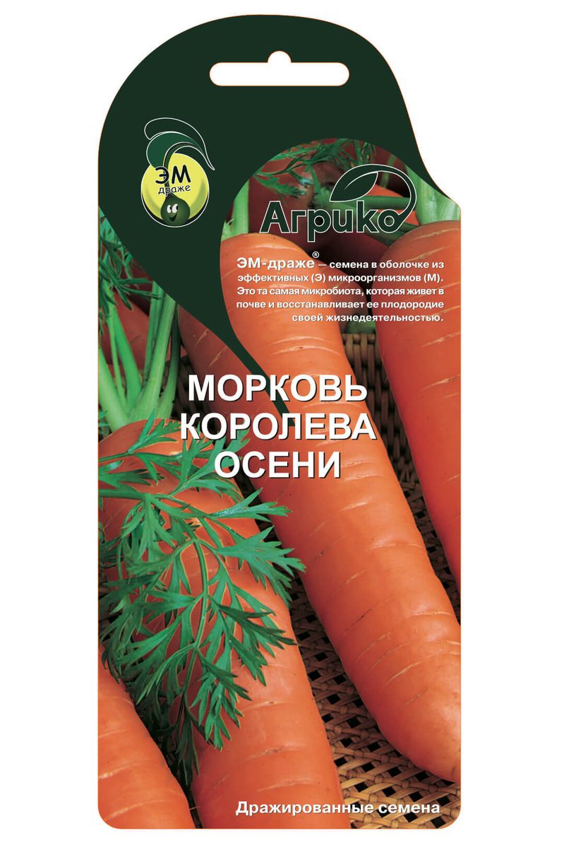 Морковь Королева осени 300шт Агрико др