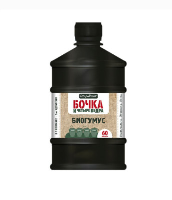 Удобрение Бочка и четыре ведра 0,6 л гумат калия