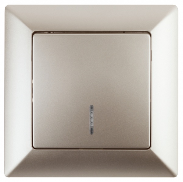 Legrand INSPIRIA Белый Выключатель 2-клавишный c подсветкой IP20 скрытая установка