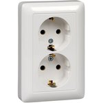 Штепсельное гнездо разборное 230В,16А,с/з,АВС пластик ,черное