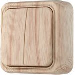 Выключатель 2-клав. о/у  TDM Ладога СОСНА