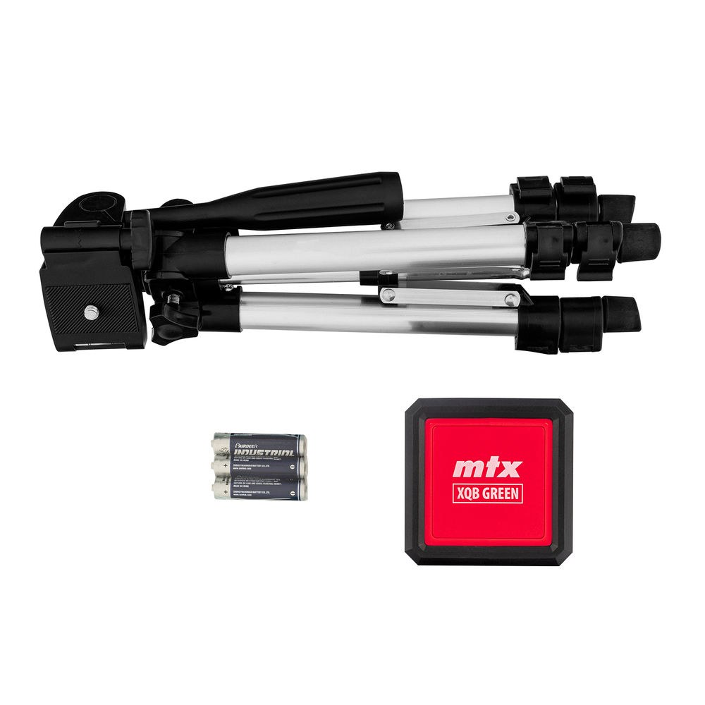 Уровень лазерный XQB GREEN Pro SET зелёный луч 20м MTX