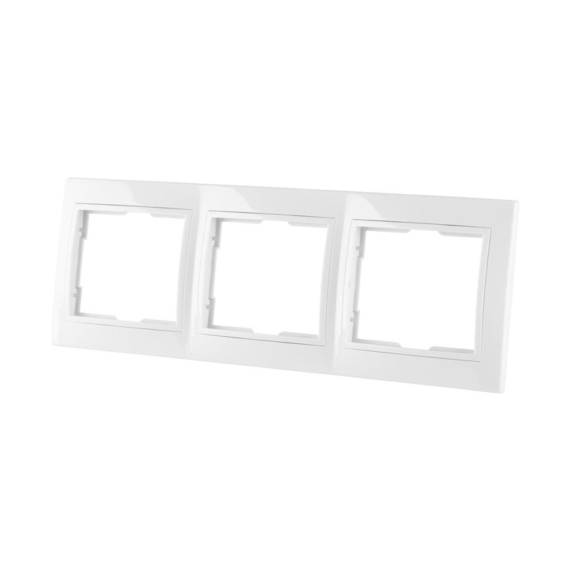 Рамка TDM Таймыр SQ1814-0028 3-местная белая