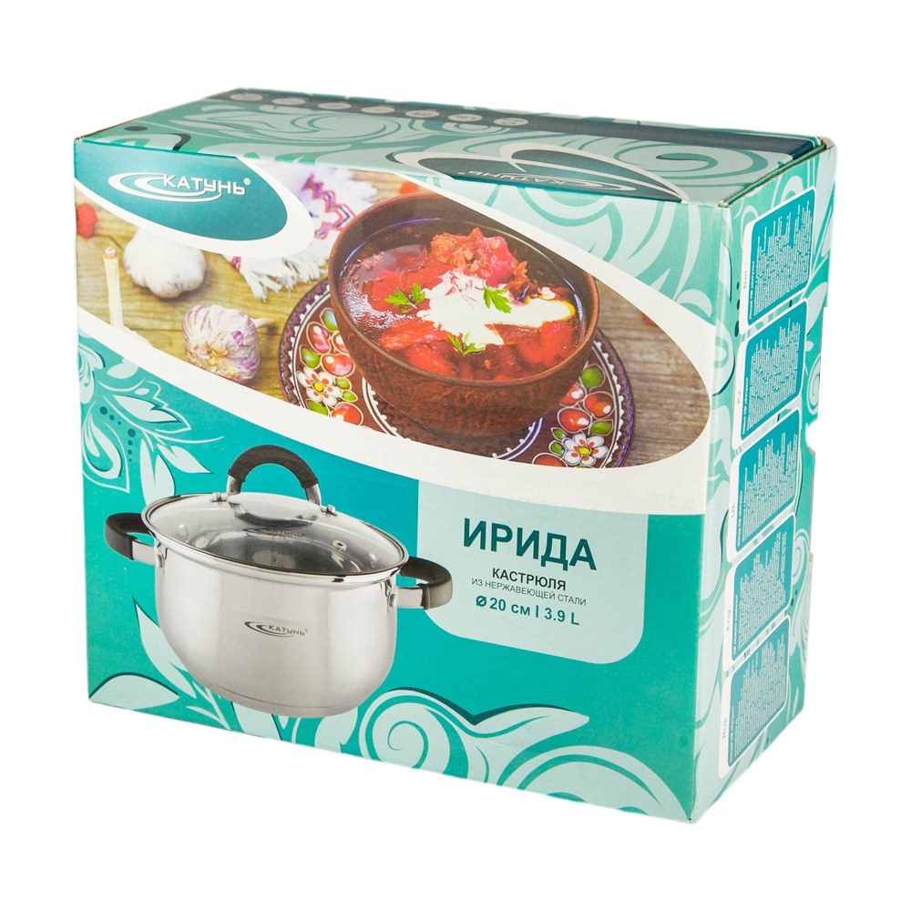 Кастрюля Ирида 3,9л