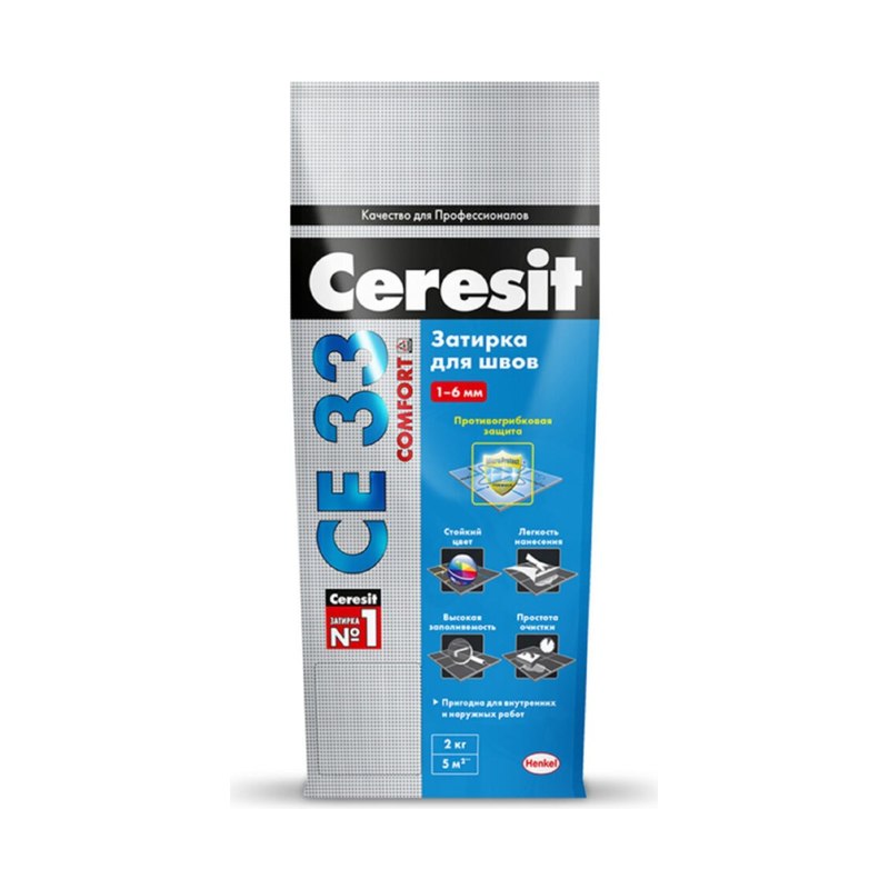 Затирка CE33 S Ceresit цвет какао (2кг)