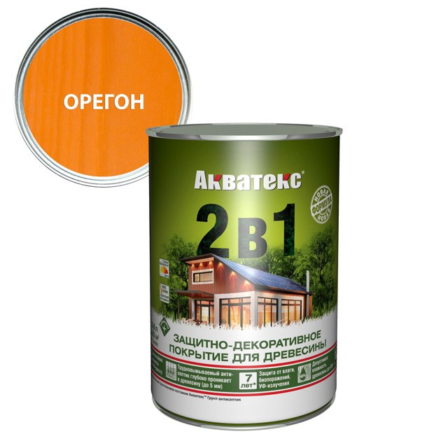 Покрытие текстурное Акватекс орегон (0,8л)