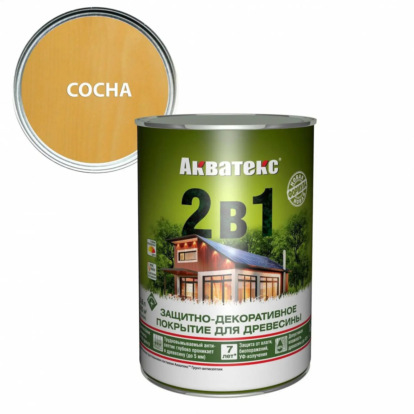 Антисептик защитный Акватекс сосна 0,8л