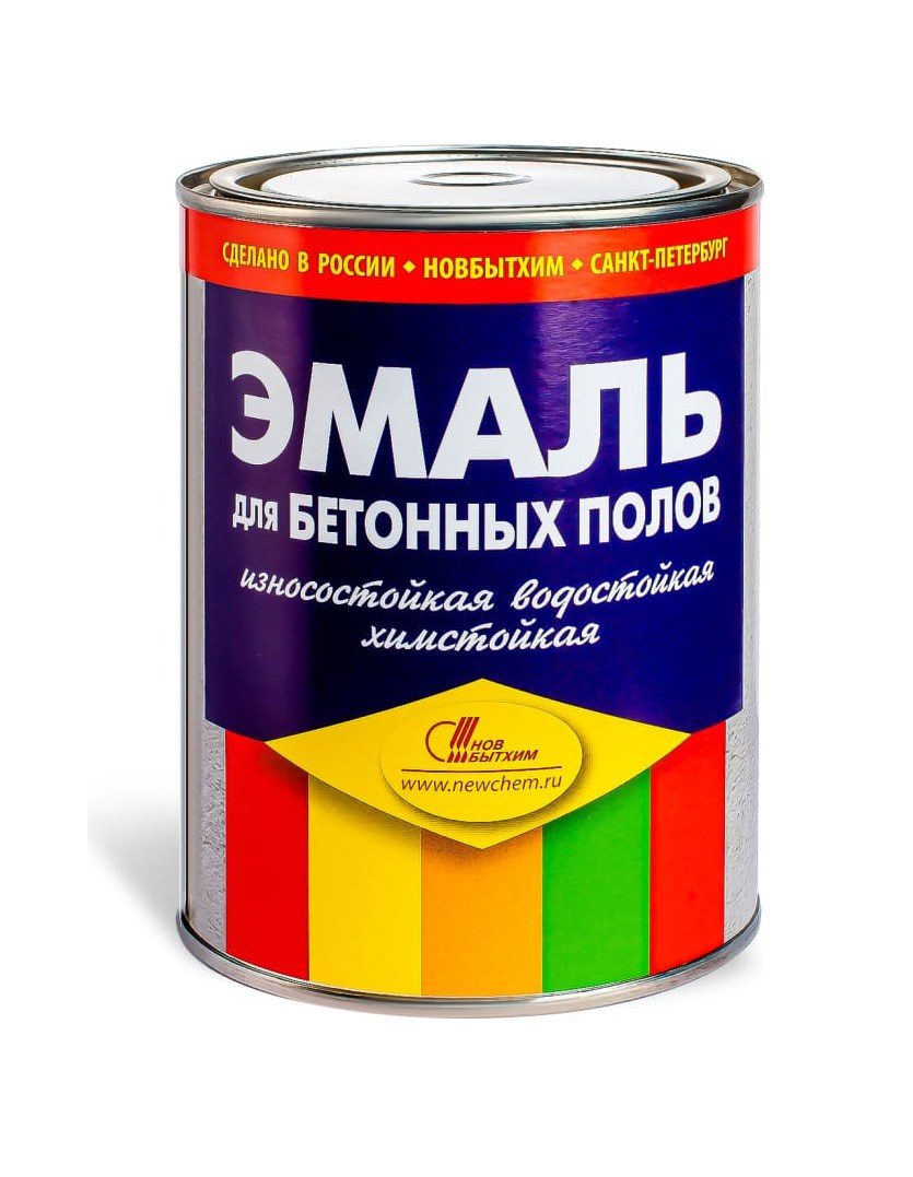 Эмаль НБХ серая для бетонных полов (1л)