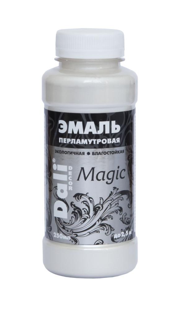 Эмаль акриловая DECOR Magic перламутровая серебристая