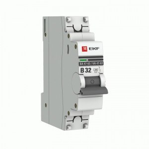 Автоматический выключатель EKF PROxima BA47-63 1P 32А