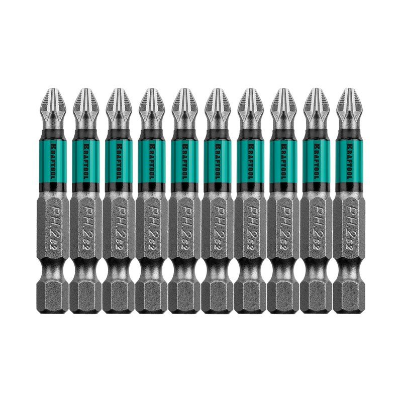 Биты PH2 50мм хвостовик 1/4 E