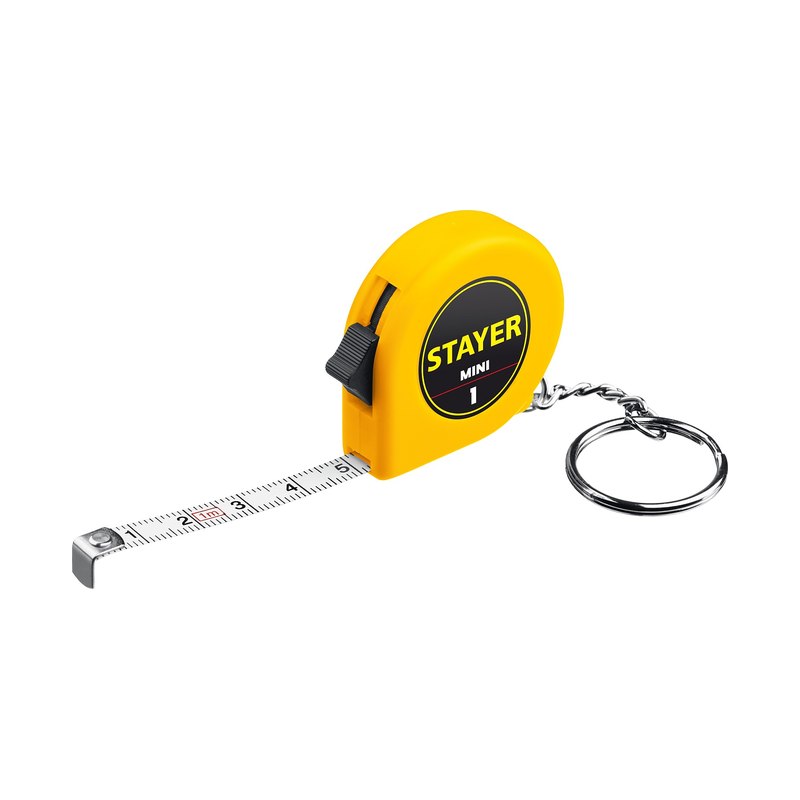 Рулетка-брелок STAYER MINI 1мх6мм