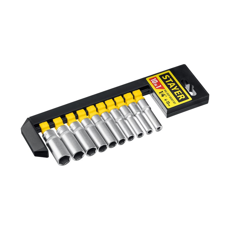 Набор торцовых головок STAYER RSS 10SD 10предм 1/2" 27759-H10