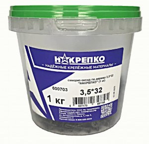Саморез 3,8(3,5)*32 крупный шаг желтопассированный