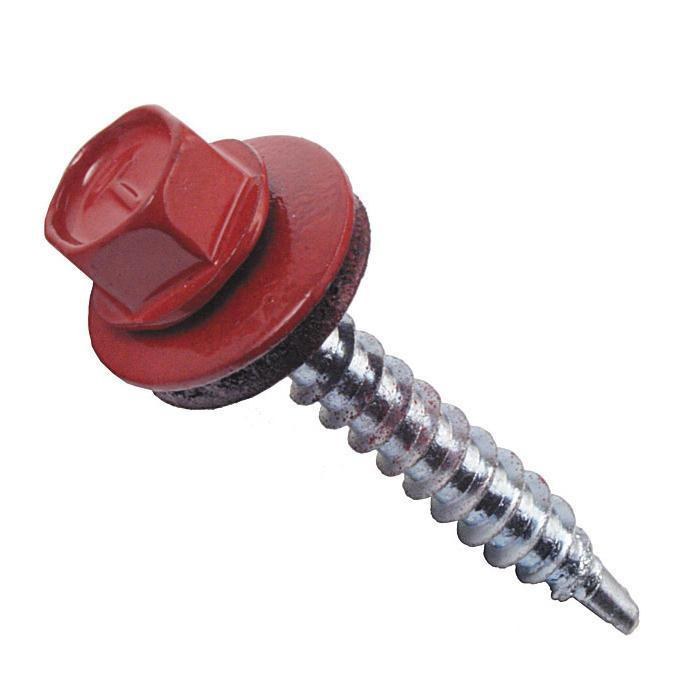 Саморезы кровельные RAL3005 4,8×50 мм