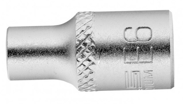 Головка торцевая,1/4, E6, CrV, Stels